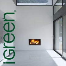 Draaideurhaarden iFire iGreen 105/55
